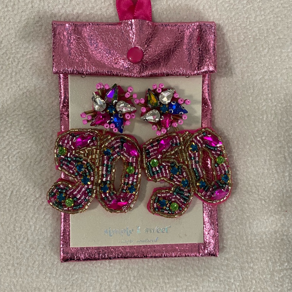 Simply  Southern Turning 50 Beaded Earrings